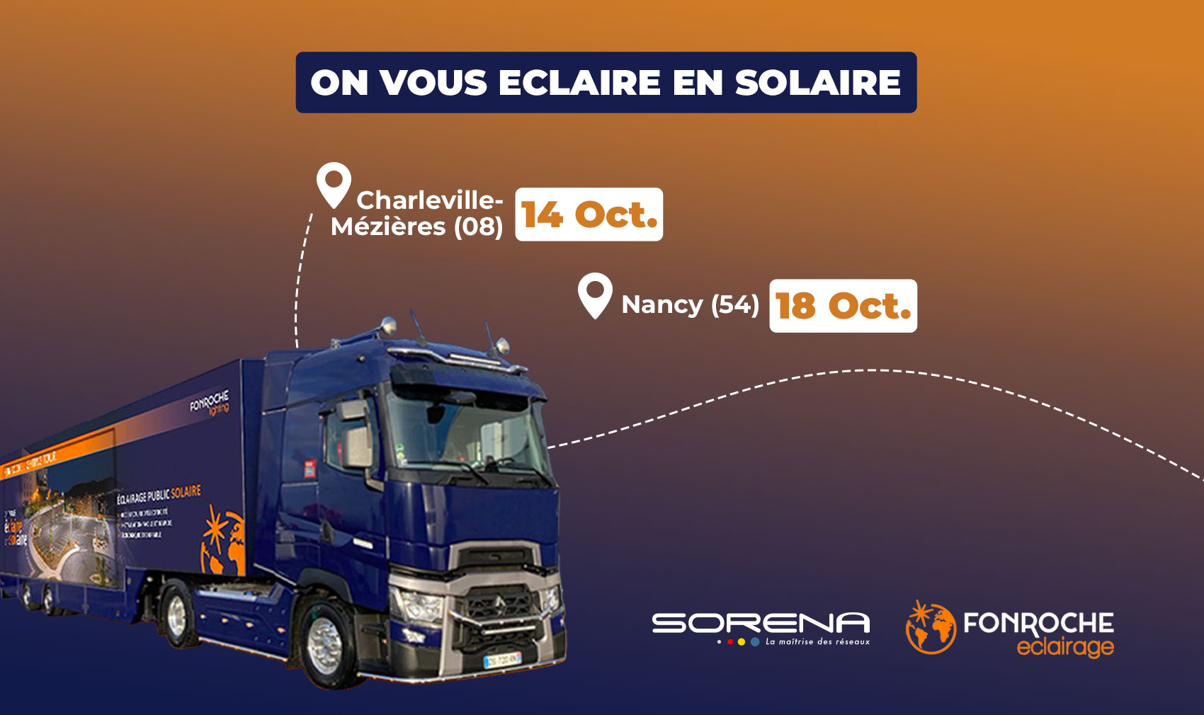 Comprendre l’éclairage solaire avec le Fonroche Lighting Tour 2021